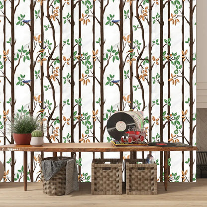 Spyder Lamination wallpaper tree design wallpaper for home decoration self adhesive wallpaper 40x240cm Spyder webink