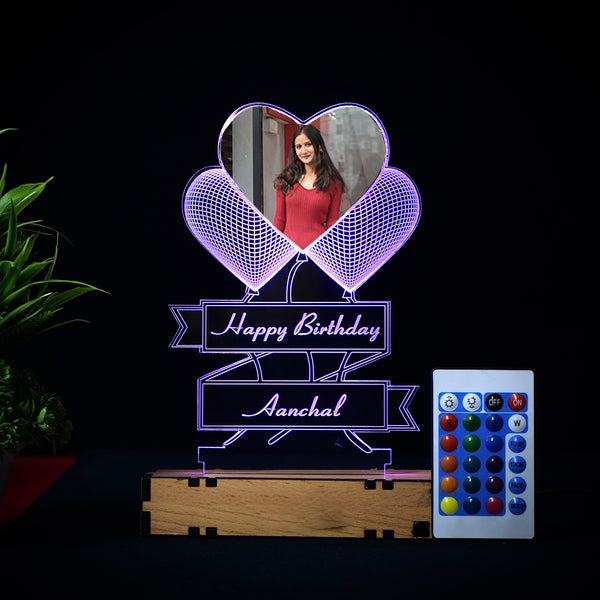 Birthday/Anniversary Photo Lamp