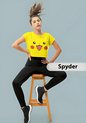 Electric Style Pikachu Crop Top for Girls