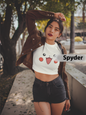 Electric Style Pikachu Crop Top for Girls