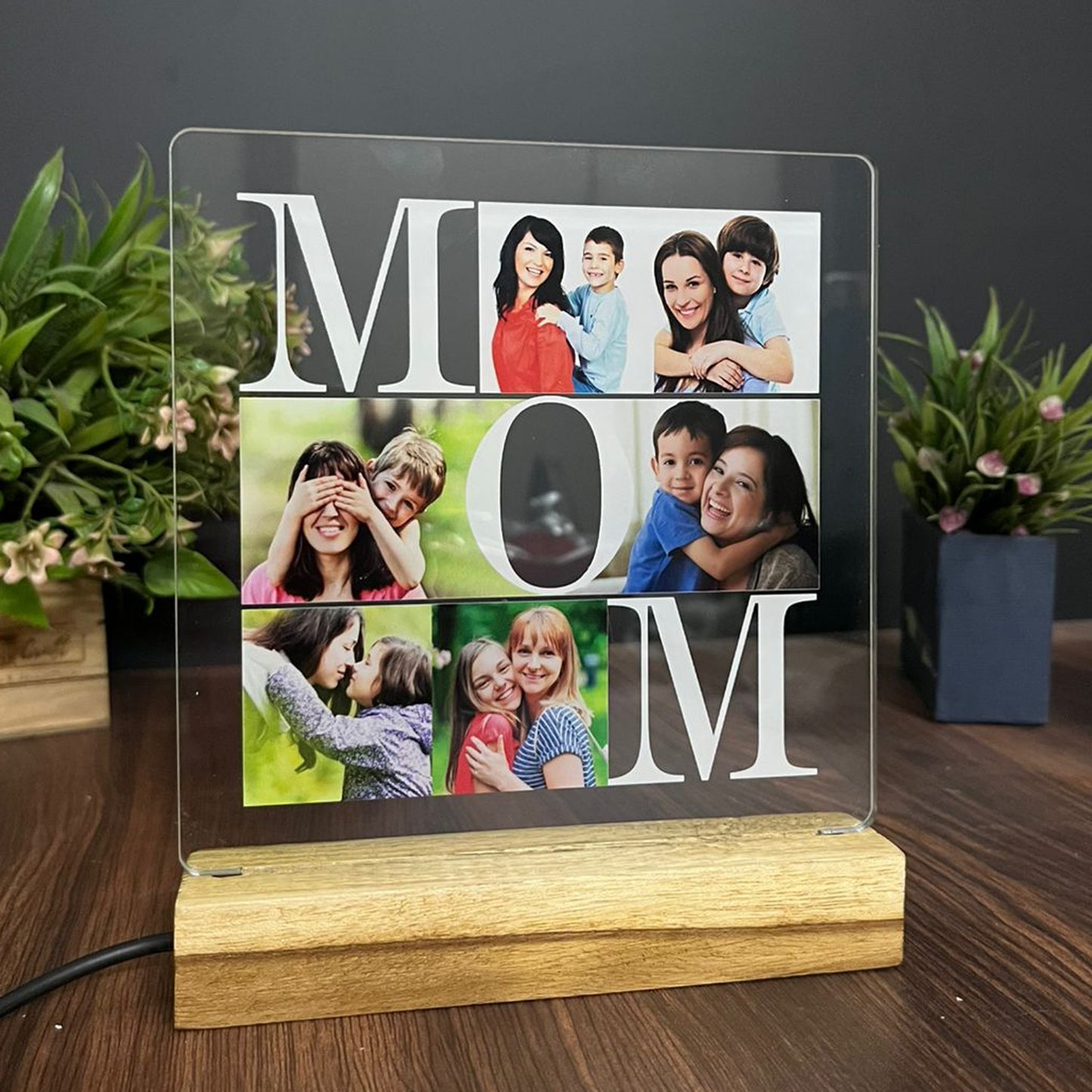 Custom Photo Acrylic Plaque for Mom, Custom Acrylic Plaque for Mom, Photo Keepsake Gift Mom, Custom Mom Birthday Gift from Daughter