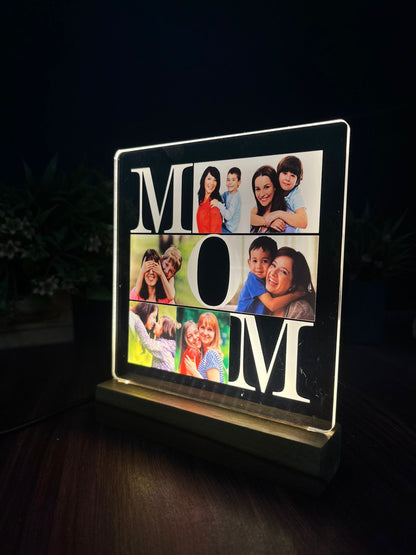 Custom Photo Acrylic Plaque for Mom, Custom Acrylic Plaque for Mom, Photo Keepsake Gift Mom, Custom Mom Birthday Gift from Daughter