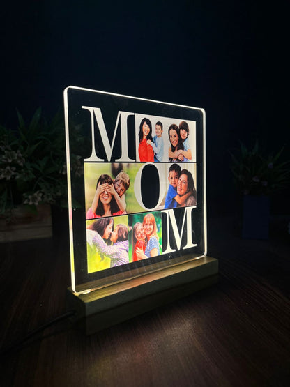 Custom Photo Acrylic Plaque for Mom, Custom Acrylic Plaque for Mom, Photo Keepsake Gift Mom, Custom Mom Birthday Gift from Daughter