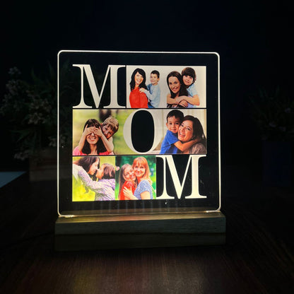 Custom Photo Acrylic Plaque for Mom, Custom Acrylic Plaque for Mom, Photo Keepsake Gift Mom, Custom Mom Birthday Gift from Daughter